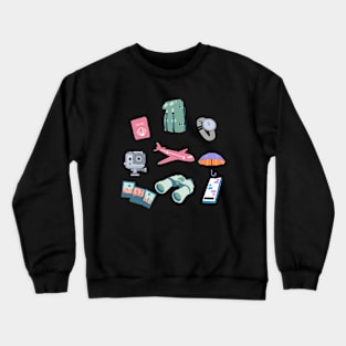 Explorer Sticker Crewneck Sweatshirt